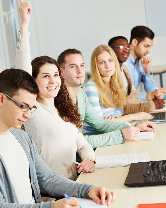 In The Classroom at Saint Peter's College