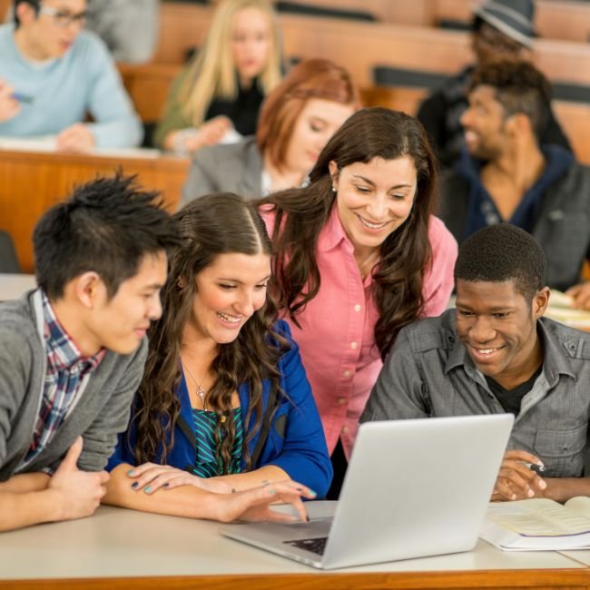 In The Classroom at Saint Peter's College